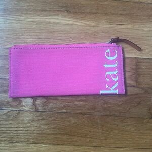 Kate Spade Zippered Pencil Case “Pink”